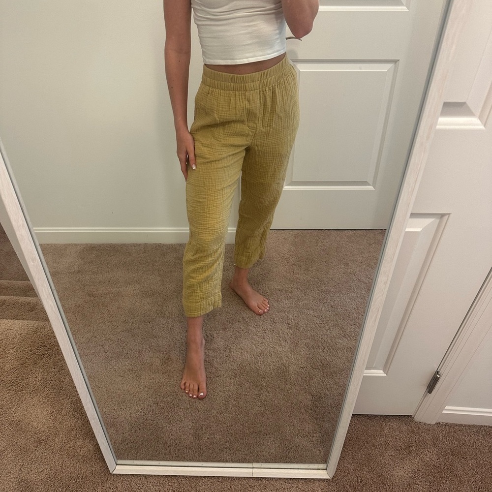 Madewell Mustard Yellow Pants